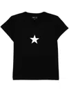 Agnès B. Star-print Short-sleevest-shirt In Black
