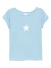 Agnès B. Start Screen-print Australia T-shirt In Blue
