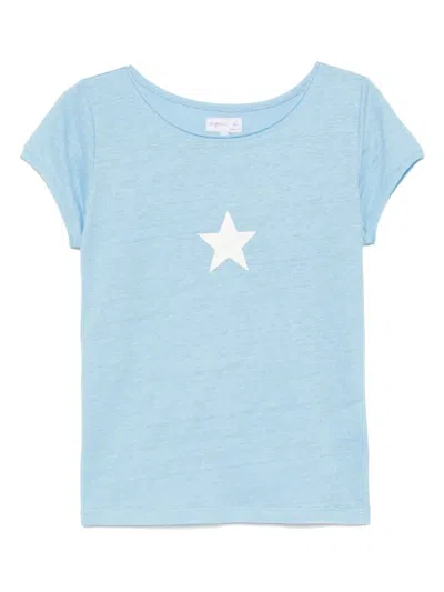 Agnès B. Start Screen-print Australia T-shirt In Blue