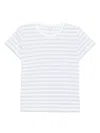Agnès B. Stripe T-shirt In Blue