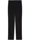 Agnès B. Tailored Slim-cut Trousers In Black