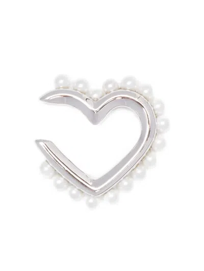Agnès B. Timeless Love Ear Cuff In Metallic