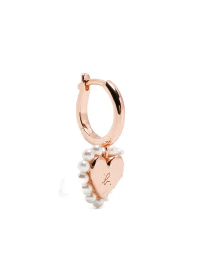 Agnès B. Timeless Love Earrings In Neutral