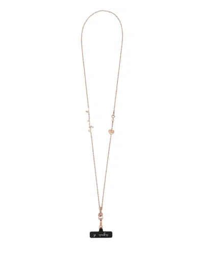 Agnès B. Timeless Love Phone Strap In Gold