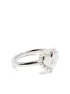 Agnès B. Timeless Love Ring In Metallic
