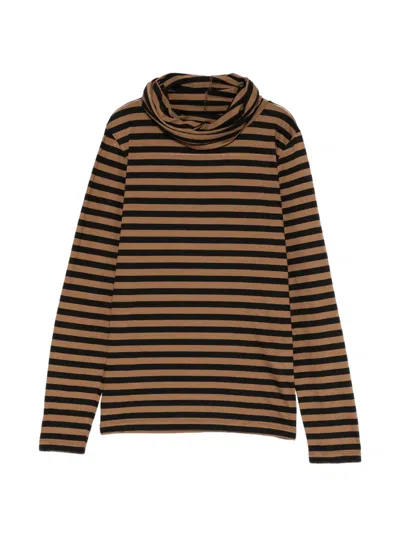 Agnès B. Transformable T-shirt In Brown