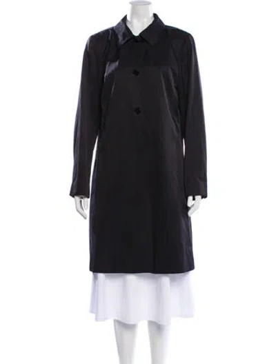 Pre-owned Agnès B. Trench Coat In Gray