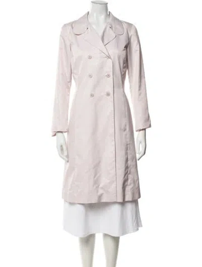 Pre-owned Agnès B. Trench Coat In Pink