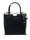 Agnès B. Two-way Canvas Tote Bag In Blue