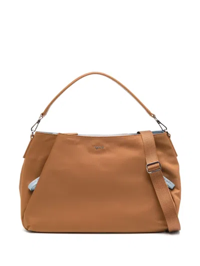Agnès B. Two-way Shoulder Bag In Brown