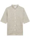 Agnès B. Violaine Linen Shirt In Neutrals
