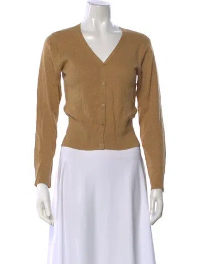 Pre-owned Agnès B. V-neck Sweater In Neutral