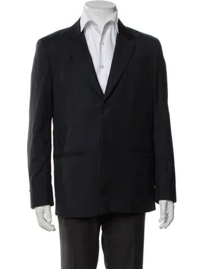 Pre-owned Agnès B. Wool Blazer In Blue