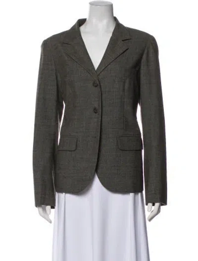Pre-owned Agnès B. Wool Blazer In Gray