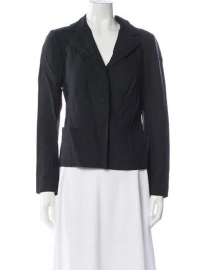 Pre-owned Agnès B. Wool Blazer In Gray