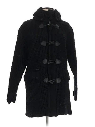 Pre-owned Agnès B. Wool Cardigan Sweater In Black