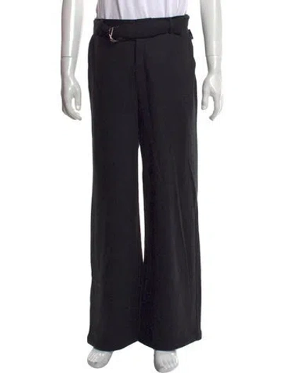 Pre-owned Agnès B. Wool Pants In Gray
