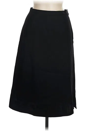 Pre-owned Agnès B. Wool Skirt In Black