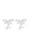 Agnès B. "wrapped In Love" Bow With B. Earrings In 银色