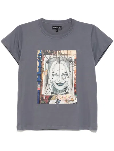 Agnès B. X Art66 Brando T-shirt In Blue