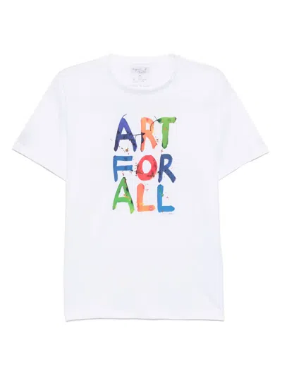 Agnès B. X Gilbert & George Jersey T-shirt In White
