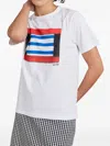 Agnès B. X Tantão Le Mixte Cotton T-shirt In 白色