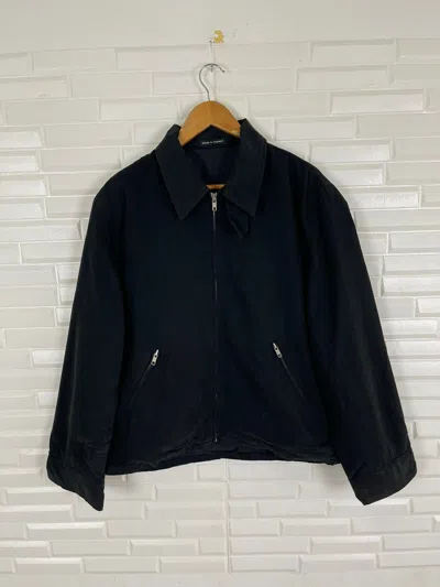 Pre-owned Agnes B X Vintage Grab Nowvintage Black Cotton Bomber Jacket Paris