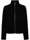Agnès B. Zip-up Jacket In Black