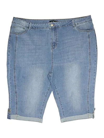 Pre-owned Agnes Orinda Denim Shorts In Blue