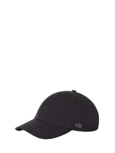 Agnona Ak09u2xu6020 Water-repellent Polyamide Baseball Cap In Gray