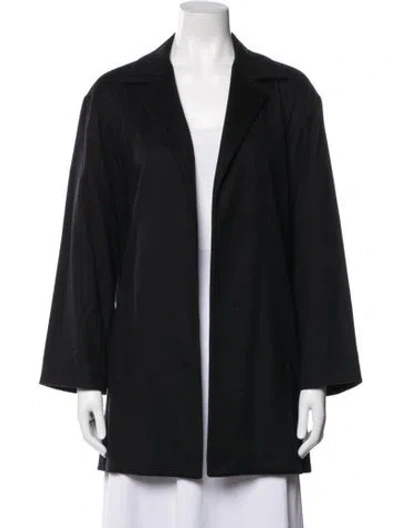 Pre-owned Agnona Blazer In Black