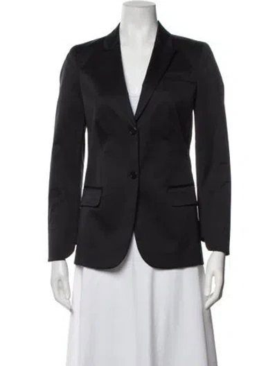 Pre-owned Agnona Blazer In Black