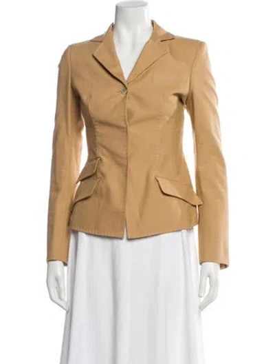 Pre-owned Agnona Blazer In Brown