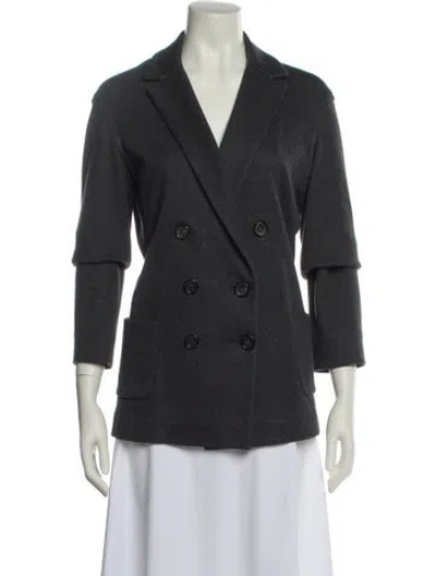 Pre-owned Agnona Blazer In Gray
