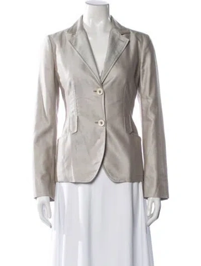 Pre-owned Agnona Blazer In Grey