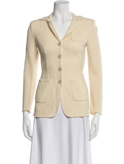 Pre-owned Agnona Blazer In Neutral