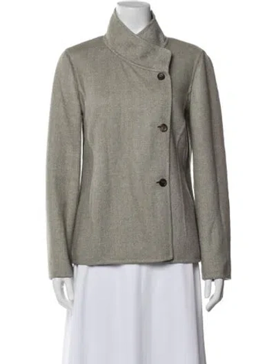 Pre-owned Agnona Blazer In Neutral