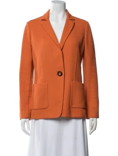 Pre-owned Agnona Blazer In Orange