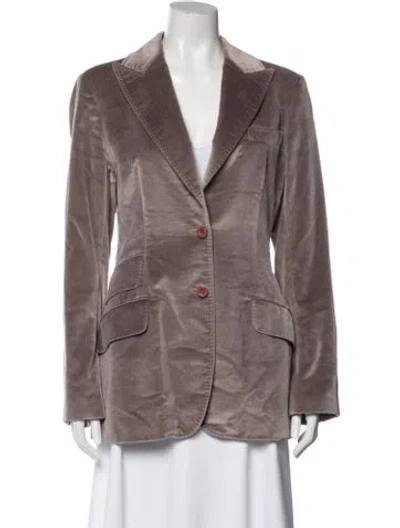 Pre-owned Agnona Blazer In Purple