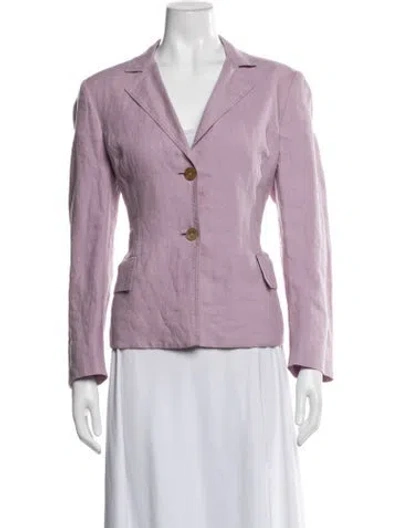Pre-owned Agnona Blazer In Purple
