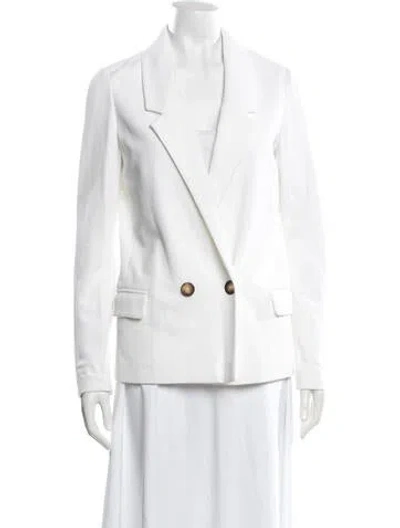 Pre-owned Agnona Blazer W/ Tags In White
