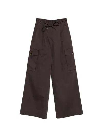 Agnona Brown Cargo Pants