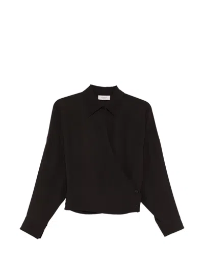 Agnona Button-up Shirt In Brown