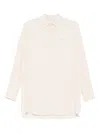 Agnona Buttoned Shirt In Neutral