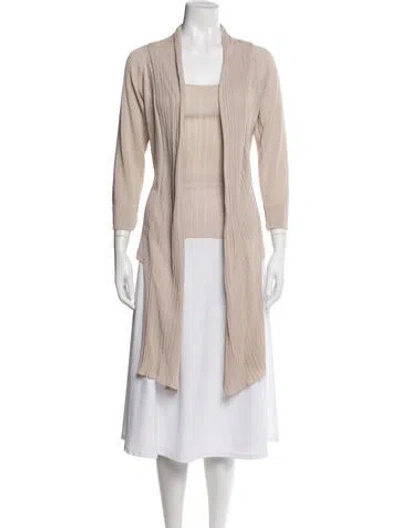 Pre-owned Agnona Cardigan Set In Neutral