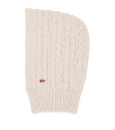 Agnona Cashmere Balaclava In Beige
