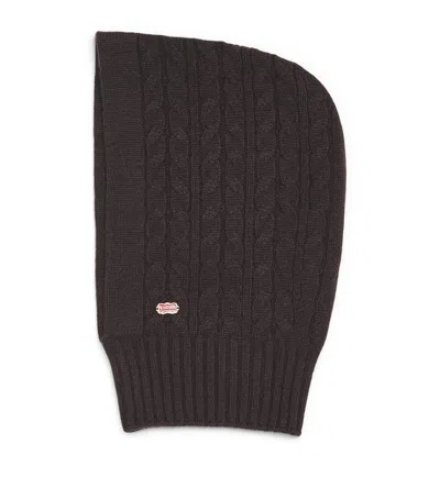 Agnona Cashmere Balaclava In Brown