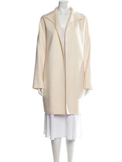 Pre-owned Agnona Cashmere Coat In Neutrals