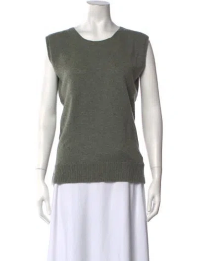 Pre-owned Agnona Cashmere Crew Neck Sweater In Grey