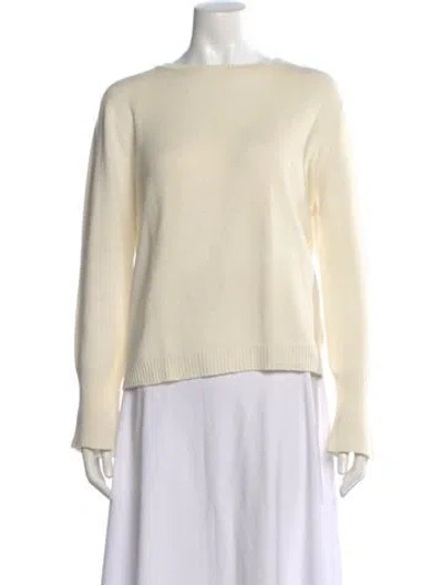 Pre-owned Agnona Cashmere Crew Neck Sweater In Neutral